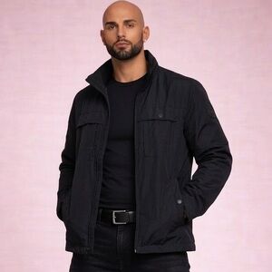 Michael Michael Kors Full Zip Softshell Jacket Black Size M